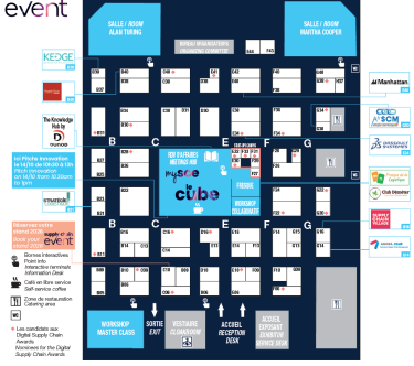 Plan général du salon SCE 2025